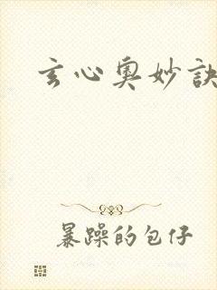 玄心奥妙诀全集