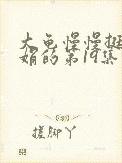 大龟慢慢挺进张娟的第19集