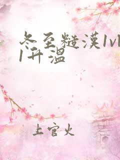 冬至糙汉1vl1升温