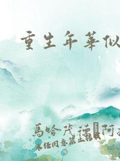 重生年华似锦