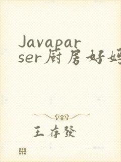 Javaparser厨房好妈妈
