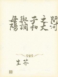 母与子之间的阴阳调和大河自西