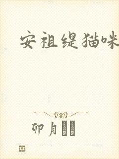 安祖缇猫咪抱抱
