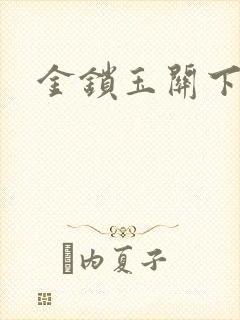 金锁玉关下载