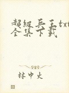 超级兵王txt全集下载