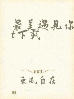 最美遇见你txt下载