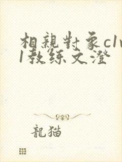 相亲对象c1v1教练文澄
