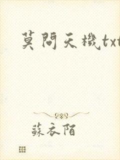 莫问天机txt