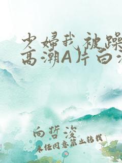 少妇我被躁爽到高潮A片白洁