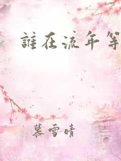 谁在流年等相遇