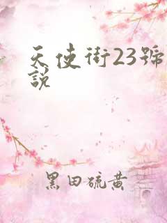 天使街23号小说