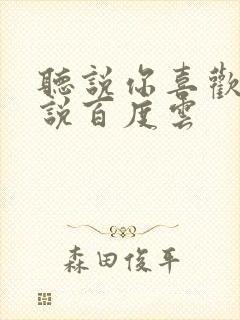 听说你喜欢我小说百度云