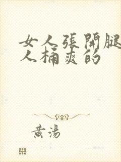 女人张开腿让男人桶爽的