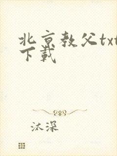 北京教父txt下载