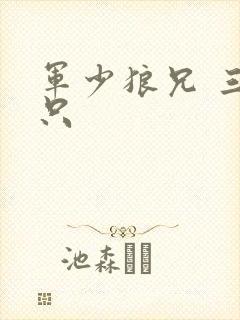 军少狼兄 三两只