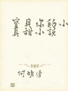 宝贝你的小花园真甜小说