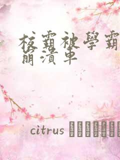 校霸被学霸玩到崩溃车