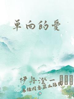 单向的爱