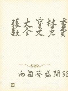 张大宝林秀兰数数全文免费阅读