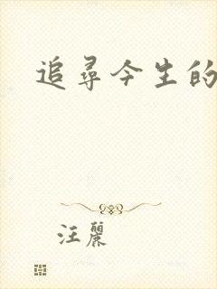 追寻今生的最爱