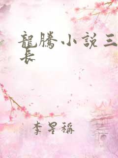 龙腾小说三宝局长