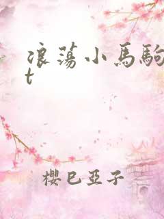 浪荡小马驹txt