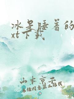 冰是睡着的水txt下载