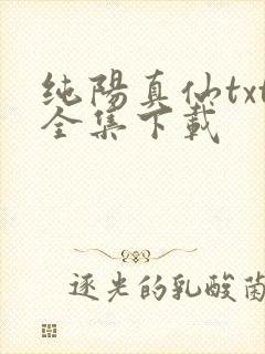 纯阳真仙txt全集下载