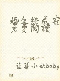 婚久终成宠全文免费阅读