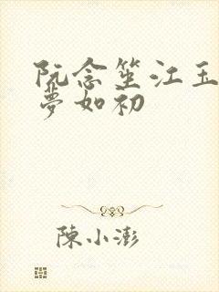 阮念笙江玉楼回梦如初