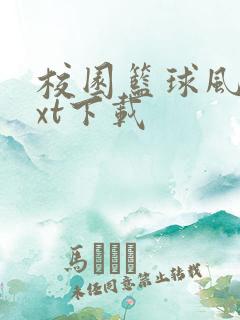 校园篮球风云txt下载