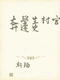 大学生村官艳遇升迁史