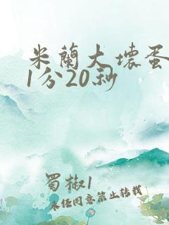 米兰大坏蛋真空1分20秒