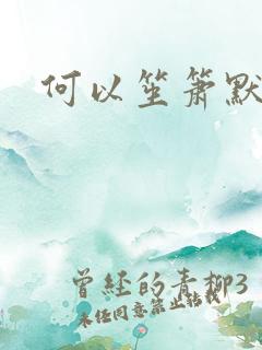 何以笙箫默小说