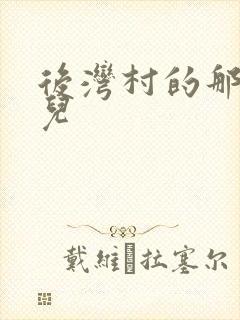 后湾村的那些事儿