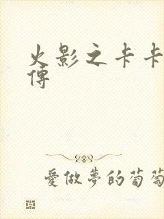 火影之卡卡西别传