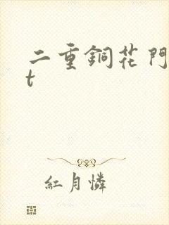 二重铜花门txt