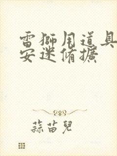 雷狮用道具玩哭安迷修扩