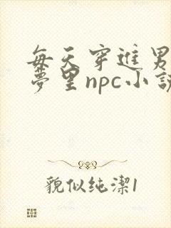 每天穿进男神的梦里npc小说txt