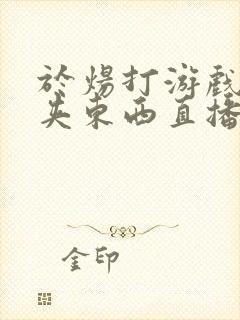 于炀打游戏下面夹东西直播