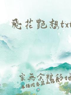 飞花艳想txt