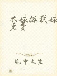 不嫁总裁嫁男仆免费