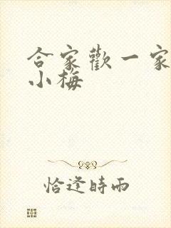 合家欢一家亲黄小梅