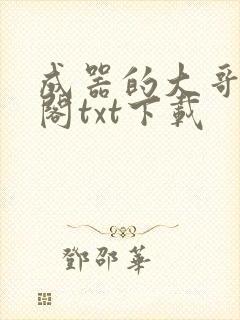 成器的大哥笔趣阁txt下载