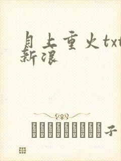 月上重火txt新浪