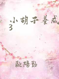 小胡子养成计划3