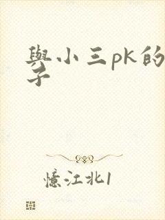 与小三pk的日子