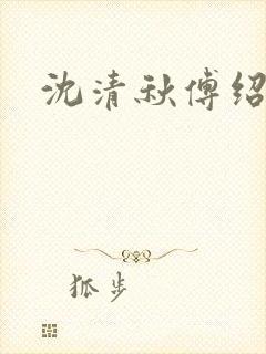 沈清秋傅绍小说