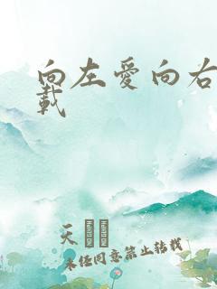 向左爱向右爱下载