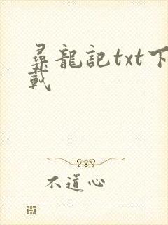 寻龙记txt下载